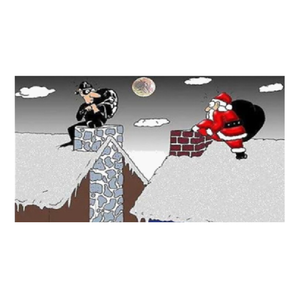 Santa and the thief